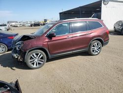 Salvage cars for sale at Brighton, CO auction: 2018 Honda Pilot Touring