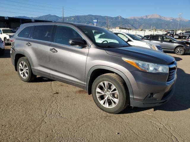 2015 Toyota Highlander LE