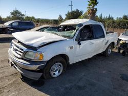 Ford salvage cars for sale: 2002 Ford F150 Supercrew