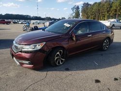 Salvage cars for sale at Dunn, NC auction: 2016 Honda Accord EXL