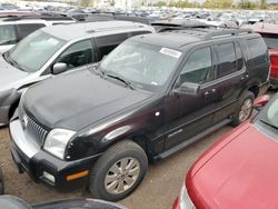 Mercury Mountainer salvage cars for sale: 2007 Mercury Mountaineer Luxury