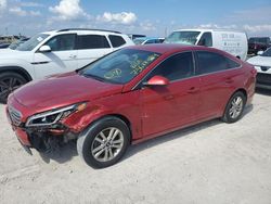 Salvage cars for sale at Riverview, FL auction: 2017 Hyundai Sonata SE