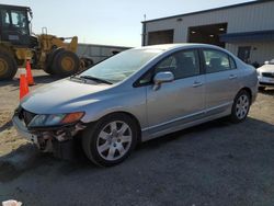 Salvage cars for sale at Mcfarland, WI auction: 2008 Honda Civic LX