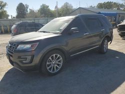 Salvage cars for sale at Wichita, KS auction: 2017 Ford Explorer Limited