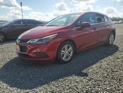 Flood-damaged cars for sale at auction: 2017 Chevrolet Cruze LT