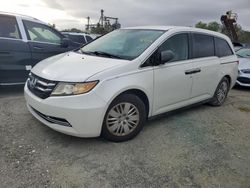 Salvage cars for sale at Riverview, FL auction: 2014 Honda Odyssey LX