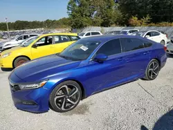 Honda salvage cars for sale: 2018 Honda Accord Sport