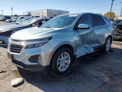 Salvage cars for sale at Chicago Heights, IL auction: 2022 Chevrolet Equinox LT