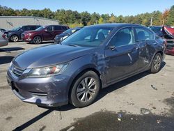 Salvage cars for sale at Exeter, RI auction: 2013 Honda Accord LX