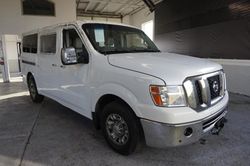 Nissan salvage cars for sale: 2015 Nissan NV 3500 S