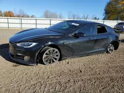 Salvage cars for sale at Davison, MI auction: 2016 Tesla Model S