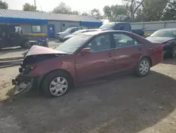 Salvage cars for sale from Copart Wichita, KS: 2004 Toyota Camry LE