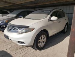 Salvage cars for sale at Temple, TX auction: 2012 Nissan Murano S