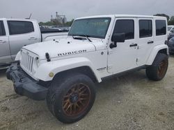 Carros dañados por inundaciones a la venta en subasta: 2014 Jeep Wrangler Unlimited Rubicon