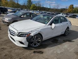 Salvage cars for sale at Marlboro, NY auction: 2019 Mercedes-Benz C 300 4matic