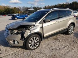 Ford salvage cars for sale: 2017 Ford Escape Titanium