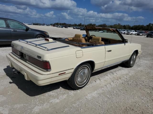 1986 Chrysler Lebaron