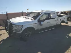 Salvage cars for sale at Albuquerque, NM auction: 2015 Ford F150 Supercrew