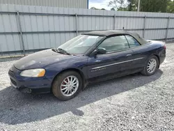 2001 Chrysler Sebring Limited en venta en Gastonia, NC