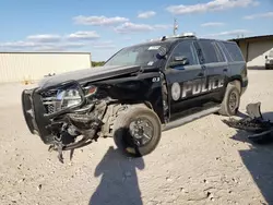 Salvage cars for sale at Temple, TX auction: 2018 Chevrolet Tahoe Police