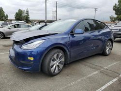 Salvage cars for sale at Rancho Cucamonga, CA auction: 2022 Tesla Model Y