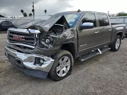 Salvage cars for sale from Copart Mercedes, TX: 2015 GMC Sierra C1500 SLT