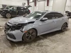 Salvage cars for sale at Avon, MN auction: 2018 Honda Civic EX