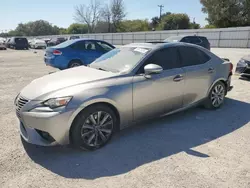 Salvage cars for sale at San Antonio, TX auction: 2016 Lexus IS 200T