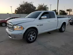 Salvage cars for sale at Oklahoma City, OK auction: 2018 Dodge 1500 Laramie