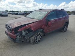 Salvage cars for sale at San Antonio, TX auction: 2015 Jeep Cherokee Latitude