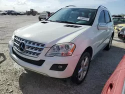 Salvage cars for sale at Arcadia, FL auction: 2010 Mercedes-Benz ML 350