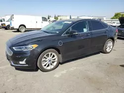 Salvage cars for sale at Bakersfield, CA auction: 2019 Ford Fusion Titanium