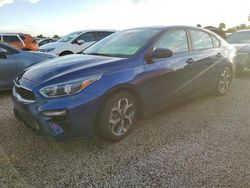 Salvage cars for sale at Riverview, FL auction: 2020 KIA Forte FE