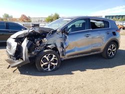 Salvage cars for sale at Columbia Station, OH auction: 2022 KIA Sportage LX