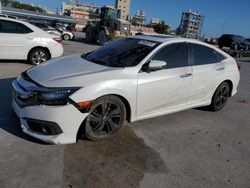 Salvage cars for sale from Copart New Orleans, LA: 2016 Honda Civic Touring