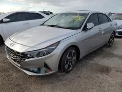 Salvage cars for sale at Arcadia, FL auction: 2021 Hyundai Elantra SEL