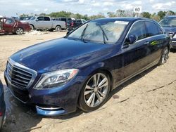 Salvage cars for sale at Riverview, FL auction: 2015 Mercedes-Benz S 550 4matic