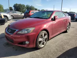 Flood-damaged cars for sale at auction: 2010 Lexus IS 350