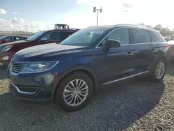 Lincoln MKX Select salvage cars for sale: 2017 Lincoln MKX Select