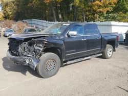 Salvage cars for sale at Center Rutland, VT auction: 2018 Chevrolet Silverado K1500 LTZ