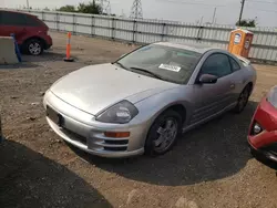 Salvage cars for sale at Elgin, IL auction: 2000 Mitsubishi Eclipse GT