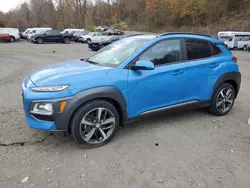 Hyundai salvage cars for sale: 2021 Hyundai Kona Ultimate