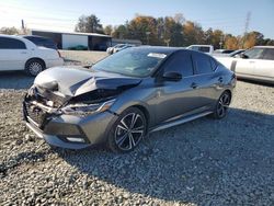 Salvage cars for sale from Copart Mebane, NC: 2021 Nissan Sentra SR