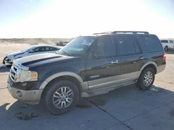 Salvage cars for sale at Grand Prairie, TX auction: 2007 Ford Expedition Eddie Bauer