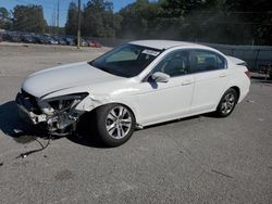 Salvage cars for sale at Savannah, GA auction: 2011 Honda Accord LXP