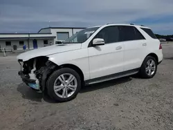 Salvage cars for sale at Lumberton, NC auction: 2015 Mercedes-Benz ML 350 4matic