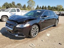 Lincoln Continental Vehiculos salvage en venta: 2018 Lincoln Continental Select