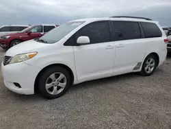 Salvage cars for sale from Copart Arcadia, FL: 2013 Toyota Sienna LE