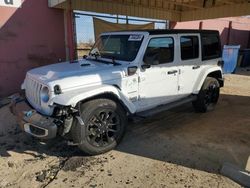 Jeep Vehiculos salvage en venta: 2022 Jeep Wrangler Unlimited Sahara 4XE