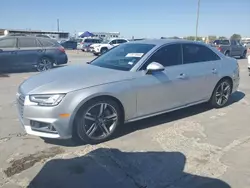 2018 Audi A4 Prestige en venta en Grand Prairie, TX